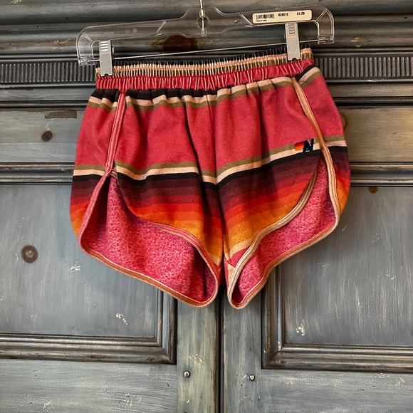 AVIATOR NATION Tulum Rainbow Jogger Shorts Size XS - Picture 2 of 6
